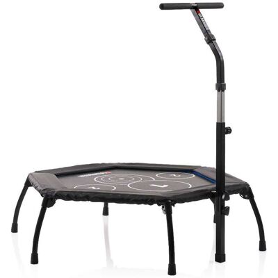 HAMMER Cross Jump Fitness Trampoline 98 cm Springoppervlak Opvouwbaar Springpunten HAMMER Cross Jump Fitness Trampoline 98 cm Springoppervlak Opvouwbaar Springpunten