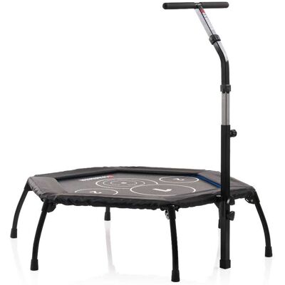 HAMMER Cross Jump Fitness Trampoline 98 cm Springoppervlak Opvouwbaar Springpunten HAMMER Cross Jump Fitness Trampoline 98 cm Springoppervlak Opvouwbaar Springpunten