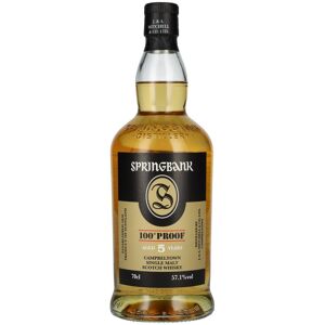 Springbank 100° Proof 5 Years Old Campbeltown Single Malt Scotch Whisky 57,1% Vol. 0,7l Springbank 100° Proof 5 Years Old Campbeltown Single Malt Scotch Whisky 57,1% Vol. 0,7l