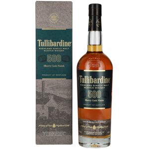 Tullibardine 500 Sherry Finish Highland Single Malt Scotch Whisky 43% Vol. 0,7l in geschenkverpakking Tullibardine 500 Sherry Finish Highland Single Malt Scotch Whisky 43% Vol. 0,7l in geschenkverpakking