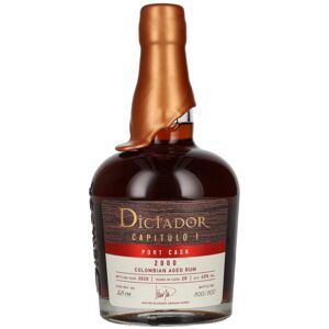 Dictador rum Dictador CAPITULO I 20 Years Old Port Cask Colombian Aged Rum 43% Vol. 0,7l Dictador rum Dictador CAPITULO I 20 Years Old Port Cask Colombian Aged Rum 43% Vol. 0,7l