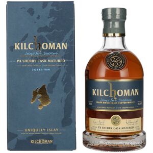 Kilchoman PX Sherry Cask Matured Islay Single Malt Scotch Whisky 2023 50% Vol. 0,7l in geschenkverpakking Kilchoman PX Sherry Cask Matured Islay Single Malt Scotch Whisky 2023 50% Vol. 0,7l in geschenkverpakking