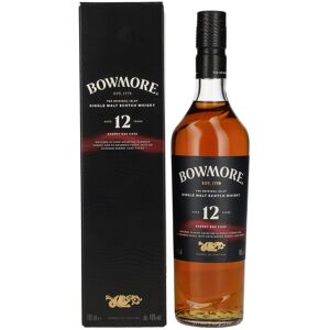 Bowmore 12 Years Old Sherry Oak Cask Islay Single Malt 40% Vol. 0,7l in geschenkverpakking Bowmore 12 Years Old Sherry Oak Cask Islay Single Malt 40% Vol. 0,7l in geschenkverpakking