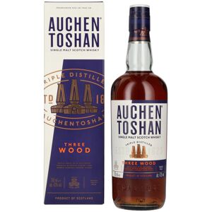 Auchentoshan THREE WOOD Single Malt Scotch Whisky 43% Vol. 0,7l in geschenkverpakking Auchentoshan THREE WOOD Single Malt Scotch Whisky 43% Vol. 0,7l in geschenkverpakking