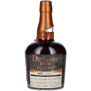 Dictador rum Dictador BEST OF 1978 APASIONADO Colombian Rum 40YO/211217/EX-P142 41% Vol. 0,7l Dictador rum Dictador BEST OF 1978 APASIONADO Colombian Rum 40YO/211217/EX-P142 41% Vol. 0,7l