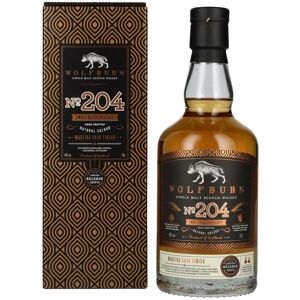 Wolfburn Whisky Wolfburn N°204 Single Malt Scotch Whisky Small Batch Release 46% Vol. 0,7l in geschenkverpakking Wolfburn Whisky Wolfburn N°204 Single Malt Scotch Whisky Small Batch Release 46% Vol. 0,7l in geschenkverpakking