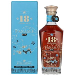 Rum Nation Panama 18 Years Old Decanter 40% Vol. 0,7l in geschenkverpakking Rum Nation Panama 18 Years Old Decanter 40% Vol. 0,7l in geschenkverpakking