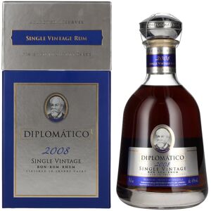 Diplomatico Diplomático Single Vintage Rum 2008 43% Vol. 0,7l in geschenkverpakking Diplomatico Diplomático Single Vintage Rum 2008 43% Vol. 0,7l in geschenkverpakking