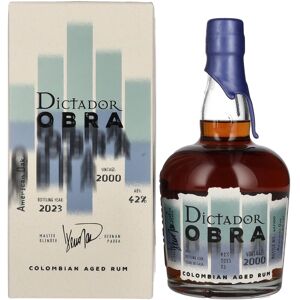 Dictador rum Dictador OBRA VINTAGE 23 Years Old AMERICAN OAK CASK Rum 2000 42% Vol. 0,7l in geschenkverpakking Dictador rum Dictador OBRA VINTAGE 23 Years Old AMERICAN OAK CASK Rum 2000 42% Vol. 0,7l in geschenkverpakking