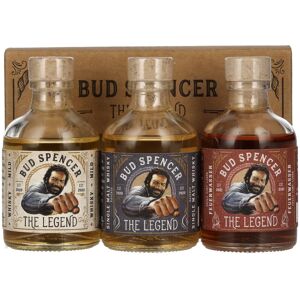 Bud Spencer THE LEGEND Miniset 42,7% Vol. 3x0,05l in geschenkverpakking Bud Spencer THE LEGEND Miniset 42,7% Vol. 3x0,05l in geschenkverpakking