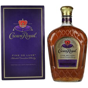 Crown Royal Fine De Luxe Blended Canadian Whisky 40% Vol. 1l in geschenkverpakking Crown Royal Fine De Luxe Blended Canadian Whisky 40% Vol. 1l in geschenkverpakking