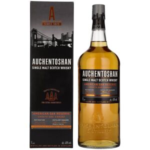 Auchentoshan AMERICAN OAK Single Malt Scotch Whisky 40% Vol. 1l in geschenkverpakking Auchentoshan AMERICAN OAK Single Malt Scotch Whisky 40% Vol. 1l in geschenkverpakking