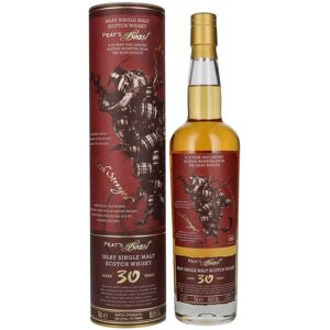 Peat's Beast Whisky Peat's Beast 30 Years Old Islay Single Malt Limited Edition 50,6% Vol. 0,7l in geschenkverpakking Peat's Beast Whisky Peat's Beast 30 Years Old Islay Single Malt Limited Edition 50,6% Vol. 0,7l in geschenkverpakking