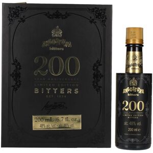 Angostura Bitters 200 Year Anniversary Limited Edition 48% Vol. 0,2l in geschenkverpakking Angostura Bitters 200 Year Anniversary Limited Edition 48% Vol. 0,2l in geschenkverpakking
