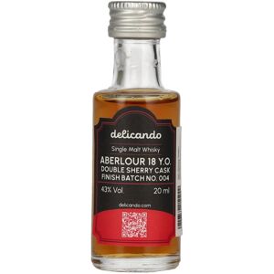 Aberlour 18 Years Old Double Sherry Cask Finish Batch No. 004 43% Vol. 0,02l Aberlour 18 Years Old Double Sherry Cask Finish Batch No. 004 43% Vol. 0,02l