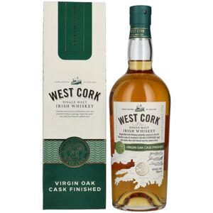 West Cork Irish Whiskey West Cork Single Malt Irish Whiskey VIRGIN OAK CASK FINISHED 43% Vol. 0,7l in geschenkverpakking West Cork Irish Whiskey West Cork Single Malt Irish Whiskey VIRGIN OAK CASK FINISHED 43% Vol. 0,7l in geschenkverpakking