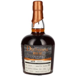 Dictador rum Dictador BEST OF 1972 EXTREMO Colombian Rum Limited Release 44% Vol. 0,7l Dictador rum Dictador BEST OF 1972 EXTREMO Colombian Rum Limited Release 44% Vol. 0,7l