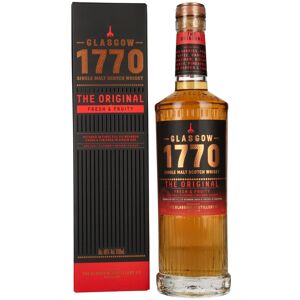 Glasgow 1770 THE ORIGINAL Single Malt Fresh & Fruity 46% Vol. 0,7l in geschenkverpakking Glasgow 1770 THE ORIGINAL Single Malt Fresh & Fruity 46% Vol. 0,7l in geschenkverpakking