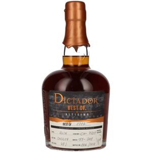 Dictador rum Dictador BEST OF 1977 ALTISIMO Colombian Rum 40YO/010217/EX-P234 48% Vol. 0,7l Dictador rum Dictador BEST OF 1977 ALTISIMO Colombian Rum 40YO/010217/EX-P234 48% Vol. 0,7l