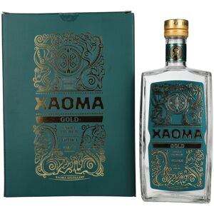 Xaoma Vodka XAOMA Gold Unique Premium Vodka 40% Vol. 1l in geschenkverpakking Xaoma Vodka XAOMA Gold Unique Premium Vodka 40% Vol. 1l in geschenkverpakking