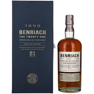 The BenRiach 21 Years Old Four-Cask Maturation 46% Vol. 0,7l in geschenkverpakking The BenRiach 21 Years Old Four-Cask Maturation 46% Vol. 0,7l in geschenkverpakking