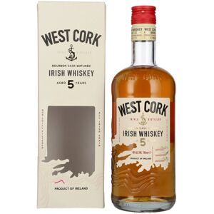 West Cork Irish Whiskey West Cork 5 Years Old Bourbon Cask Irish Whiskey 40% Vol. 0,7l in geschenkverpakking West Cork Irish Whiskey West Cork 5 Years Old Bourbon Cask Irish Whiskey 40% Vol. 0,7l in geschenkverpakking