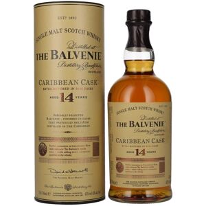 Balvenie Whiskey The Balvenie 14 Years Old Caribbean Cask Finish 43% Vol. 0,7l in geschenkverpakking Balvenie Whiskey The Balvenie 14 Years Old Caribbean Cask Finish 43% Vol. 0,7l in geschenkverpakking