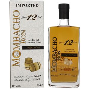Mombacho Ron 12 Years Old Sauternes Finish 40% Vol. 0,7l in geschenkverpakking Mombacho Ron 12 Years Old Sauternes Finish 40% Vol. 0,7l in geschenkverpakking