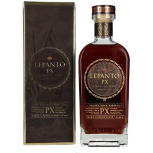 Lepanto Wijn Lepanto P.X. Solera Gran Reserva Brandy de Jerez 36% Vol. 0,7l in geschenkverpakking Lepanto Wijn Lepanto P.X. Solera Gran Reserva Brandy de Jerez 36% Vol. 0,7l in geschenkverpakking