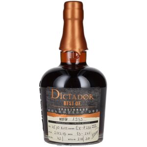 Dictador rum Dictador BEST OF 1973 APASIONADO Colombian Rum Limited Release 42% Vol. 0,7l Dictador rum Dictador BEST OF 1973 APASIONADO Colombian Rum Limited Release 42% Vol. 0,7l