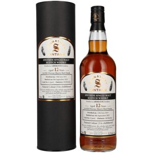 Ondertekenaar Vintage Signatory Vintage ABERLOUR 12 Years Old 1st Fill Oloroso Sherry Butt Finish Cask # 6 55,5% Vol. 0,7l in geschenkverpakking Ondertekenaar Vintage Signatory Vintage ABERLOUR 12 Years Old 1st Fill Oloroso Sherry Butt Finish Cask # 6 55,5% Vol. 0,7l in geschenkverpakking