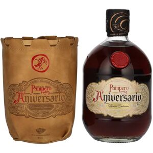 Ron Pampero Pampero Aniversario Reserva Exclusiva Ron Extra Añejo 40% Vol. 0,7l in Ledertasche Ron Pampero Pampero Aniversario Reserva Exclusiva Ron Extra Añejo 40% Vol. 0,7l in Ledertasche