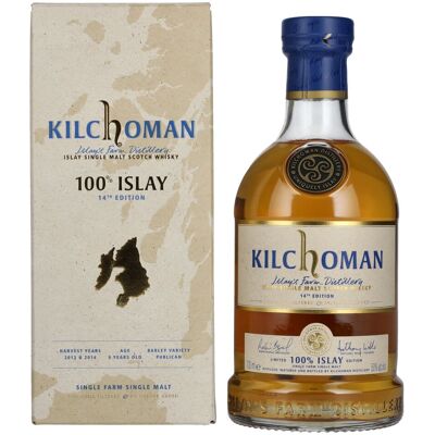 Kilchoman 100% Islay The 14th Edition Single Malt Scotch Whisky 2024 50% Vol. 0,7l in geschenkverpakking Kilchoman 100% Islay The 14th Edition Single Malt Scotch Whisky 2024 50% Vol. 0,7l in geschenkverpakking