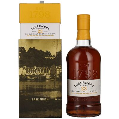 Tobermory Whisky Tobermory 23 Years Old OLOROSO CASK Finish 46,3% Vol. 0,7l in geschenkverpakking Tobermory Whisky Tobermory 23 Years Old OLOROSO CASK Finish 46,3% Vol. 0,7l in geschenkverpakking