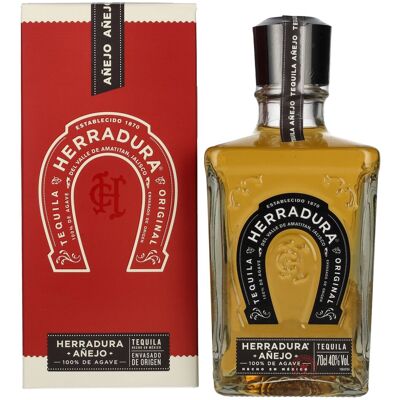 Herradura Tequila AÑEJO 100% de Agave 40% Vol. 0,7l in geschenkverpakking Herradura Tequila AÑEJO 100% de Agave 40% Vol. 0,7l in geschenkverpakking