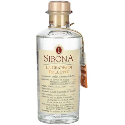 Sibona La Grappa di DOLCETTO 40% Vol. 0,5l Sibona La Grappa di DOLCETTO 40% Vol. 0,5l