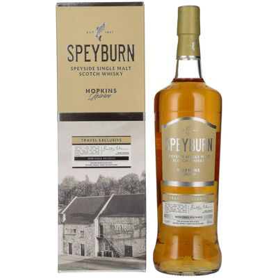 Speyburn HOPKINS RESERVE Speyside Single Malt TRAVEL EXCLUSIVE 46% Vol. 1l in geschenkverpakking Speyburn HOPKINS RESERVE Speyside Single Malt TRAVEL EXCLUSIVE 46% Vol. 1l in geschenkverpakking