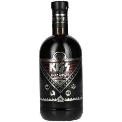 Kiss Black Diamond Premium Dark Rum 40% Vol. 0,5l Kiss Black Diamond Premium Dark Rum 40% Vol. 0,5l