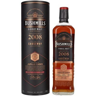 Bushmills THE CAUSEWAY COLLECTION Single Malt Irish Whisky Jupille Casks 2008 55,1% Vol. 0,7l in geschenkverpakking Bushmills THE CAUSEWAY COLLECTION Single Malt Irish Whisky Jupille Casks 2008 55,1% Vol. 0,7l in geschenkverpakking