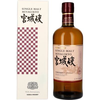 Nikka Whisky Nikka Miyagikyo Single Malt Whisky 90th Anniversary 45% Vol. 0,7l in geschenkverpakking Nikka Whisky Nikka Miyagikyo Single Malt Whisky 90th Anniversary 45% Vol. 0,7l in geschenkverpakking