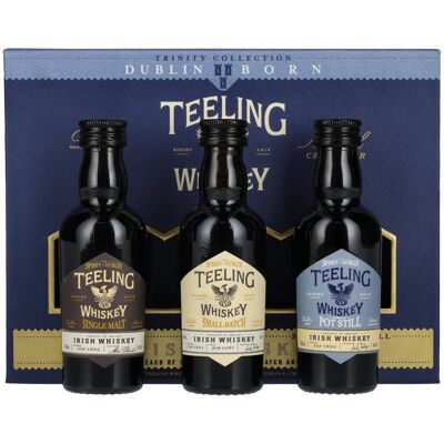 Teeling Whiskey TRINITY PACK Irish Whiskey 46% Vol. 3x0,05l Teeling Whiskey TRINITY PACK Irish Whiskey 46% Vol. 3x0,05l