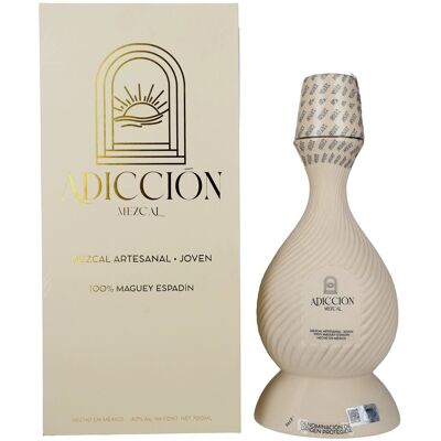 Adicciõn Tequila ADICCIŌN Tequila Mezcal Artesanal Joven 40% Vol. 0,7l in geschenkverpakking Adicciõn Tequila ADICCIŌN Tequila Mezcal Artesanal Joven 40% Vol. 0,7l in geschenkverpakking