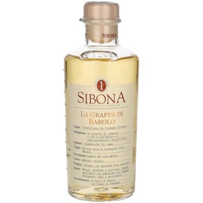 Sibona La Grappa di BAROLO 40% Vol. 0,5l Sibona La Grappa di BAROLO 40% Vol. 0,5l