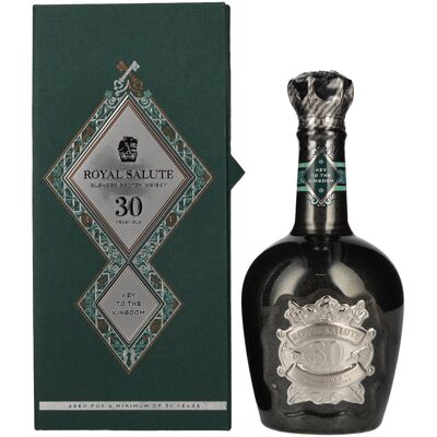 Chivas Regal Royal Salute 30 Years Old KEY TO THE KINGDOM Blended Scotch Whisky 40% Vol. 0,5l in geschenkverpakking Chivas Regal Royal Salute 30 Years Old KEY TO THE KINGDOM Blended Scotch Whisky 40% Vol. 0,5l in geschenkverpakking