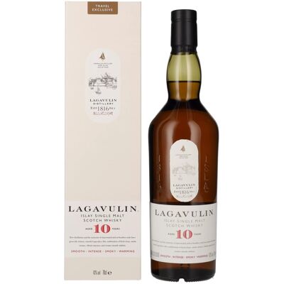 Lagavulin Whisky Lagavulin 10 Years Old Single Malt Whisky 43% Vol. 0,7l in geschenkverpakking Lagavulin Whisky Lagavulin 10 Years Old Single Malt Whisky 43% Vol. 0,7l in geschenkverpakking