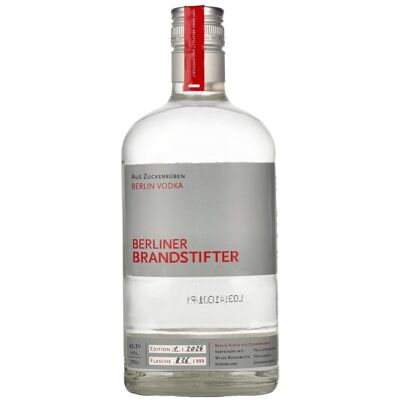 Berliner Brandstifter Berlin Vodka 43,3% Vol. 0,7l Berliner Brandstifter Berlin Vodka 43,3% Vol. 0,7l