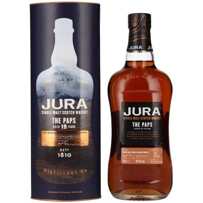Jura THE PAPS 19 Years Old Single Malt Scotch Whisky 45,6% Vol. 0,7l in geschenkverpakking Jura THE PAPS 19 Years Old Single Malt Scotch Whisky 45,6% Vol. 0,7l in geschenkverpakking