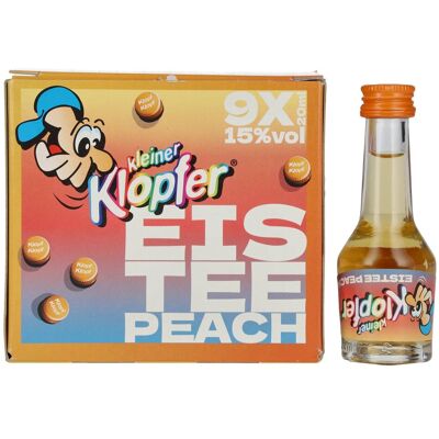 Kleiner Klopfer Eistee Peach 15% Vol. 9x0,02l Kleiner Klopfer Eistee Peach 15% Vol. 9x0,02l