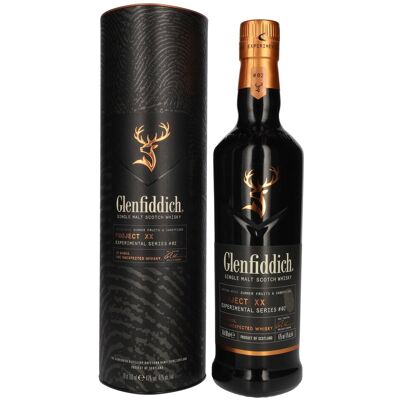 Glenfiddich PROJECT XX Experimental Series #02 Single Malt Scotch Whisky 47% Vol. 0,7l in geschenkverpakking Glenfiddich PROJECT XX Experimental Series #02 Single Malt Scotch Whisky 47% Vol. 0,7l in geschenkverpakking
