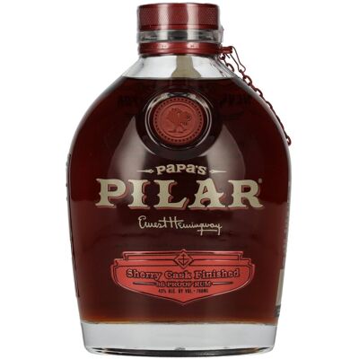 Papa's Pilar Rum Papa's Pilar Solera SHERRY CASK FINISHED Dark Rum 43% Vol. 0,7l Papa's Pilar Rum Papa's Pilar Solera SHERRY CASK FINISHED Dark Rum 43% Vol. 0,7l